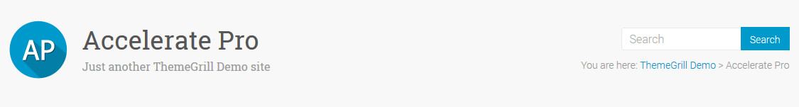 Type 1 (Default): Header text & logo on left, header sidebar on right